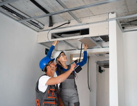 AEP dépannage d'un climatiseur par un technicien